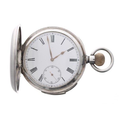 756 - Stauffer, Son & Co. silver (.935) minute repeating hunter pocket, gilt frosted lever movement wi... 