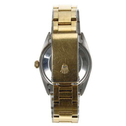 44 - Rolex Oyster Perpetual Date gold capped and stainless steel gentleman's wristwatch, reference no. 15... 