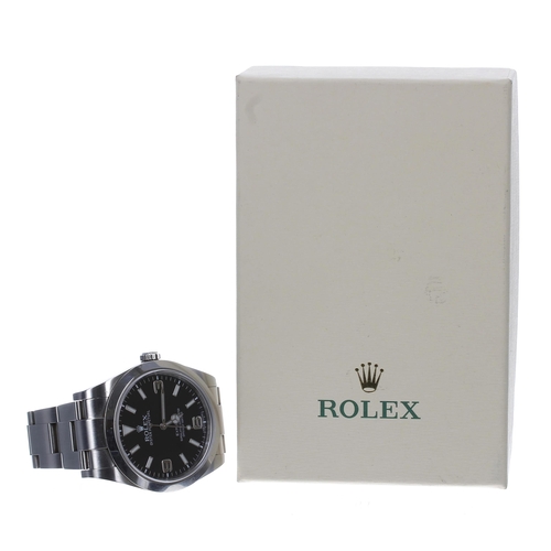 57 - Rolex Oyster Perpetual Explorer stainless steel gentleman's wristwatch, reference no. 214270, serial... 