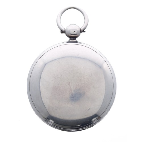 767 - William IV silver fusee lever pocket watch, London 1830, the movement signed Henry Pace, London, no.... 