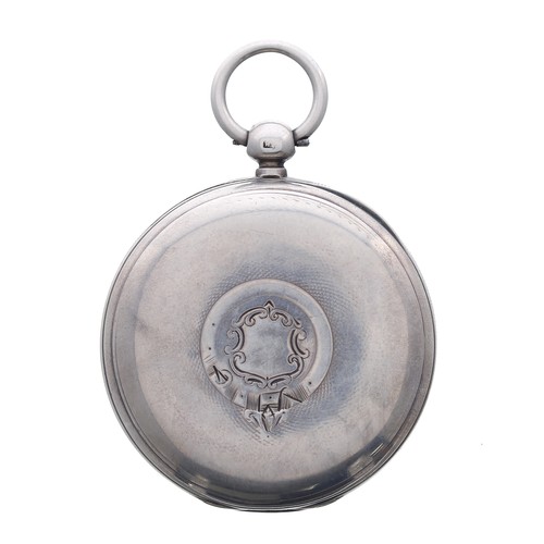 791 - J.W. Benson 'The ''Ludgate'' Watch' silver lever pocket watch, London 1889, the three quarter plate ... 