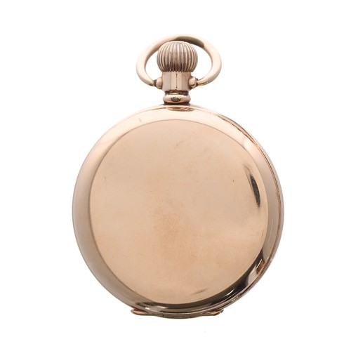 799 - Rolex 'Extra Prima' gold plated half hunter pocket watch, signed Extra Prima 17 jewel timed six posi... 