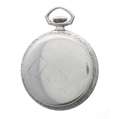 803 - C.H. Meylan, Brassus lever pocket watch, signed movement and dial, within a plain Keystone silveroid... 