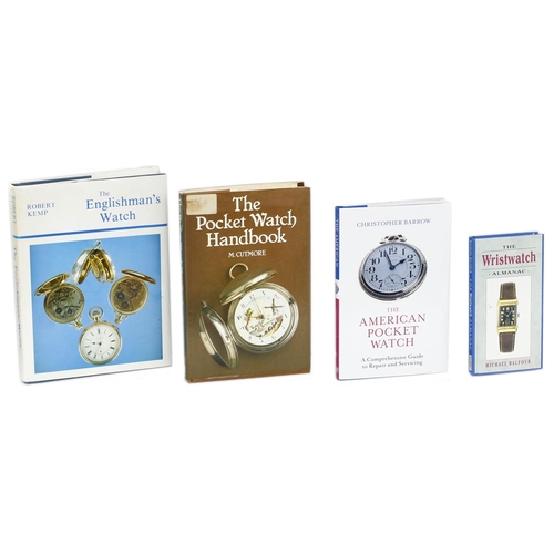 529 - Selection of books related to wristwatches and pocket watches to include The Wristwatch Almanac, The... 