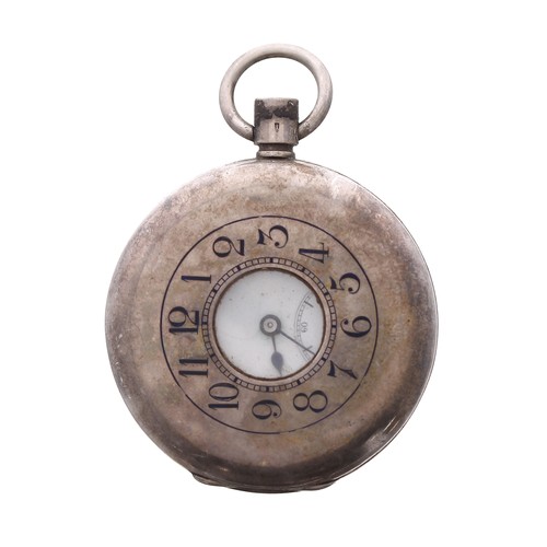 807 - Stauffer & Co. (S&Co.) Peerless silver (0.935) lever half hunter pocket watch, signed gilt f... 