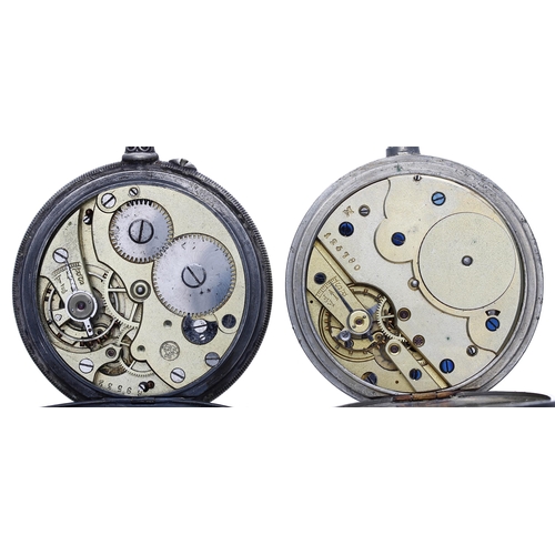 975 - 'The Workers' Movement Eight Hour Watch' lever pocket watch for repair, the case bezels inscribed wi... 