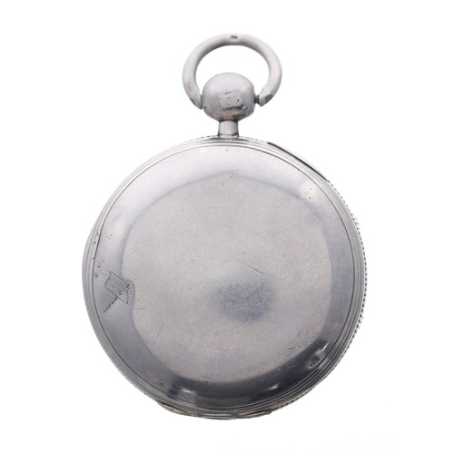 845 - Early 19th century silver rack lever pocket watch, Chester 1820, the fusee movement signed John Crag... 