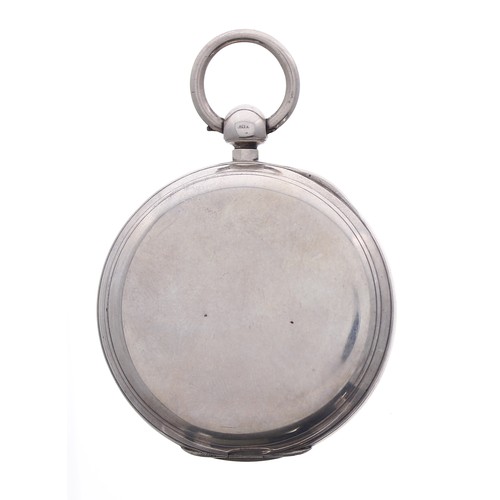 855 - J.W. Benson 'The Ludgate Watch' silver lever pocket watch, London 1896, signed movement, no. 74776, ... 