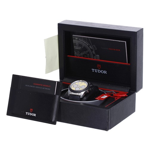 77 - Tudor Fastrider Chronograph stainless steel gentleman's wristwatch, reference no. 42010N, serial no.... 