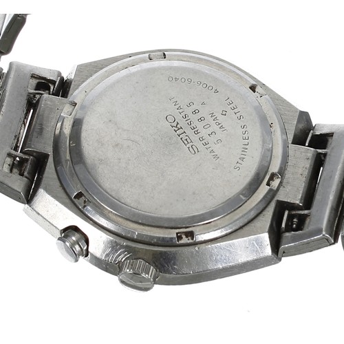 175 - Seiko Bell-Matic stainless steel gentleman's wristwatch, reference no. 4006-6040, serial no. 530xxx,... 