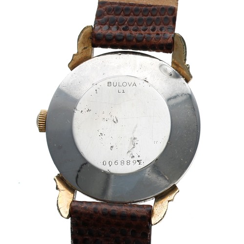 231 - Bulova Self-Winding gold plated and stainless steel gentleman's wristwatch, case no. 3688xxx, circa ... 