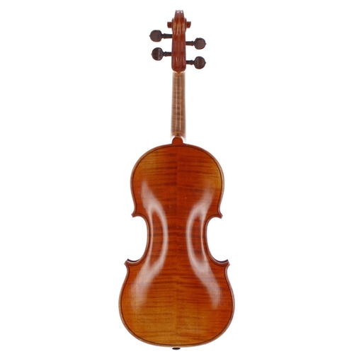 2426 - Good French violin by and labelled René Bernardel, Luthier, no. 111, Annee 1936 Serie 4882 fe... 