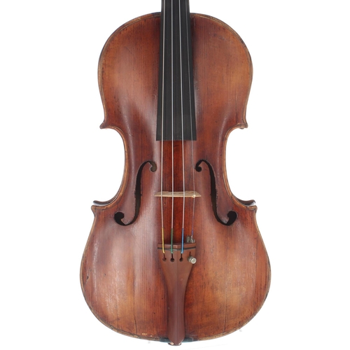 2004 - Interesting violin labelled Antonius Sitt fecit, Pragae anno 1876, 14 1/16