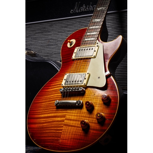 95 - 1986 Gibson '59 Reissue 'Pre Historic' Les Paul electric guitar, made in USA; Body: heritage cherry ... 