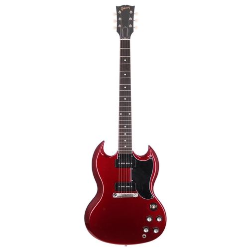 123 - 2018 Gibson SG Special electric guitar, made in USA; Body: cherry metallic finish, light scratches a... 