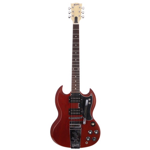 112 - 2013 Gibson Frank Zappa Roxy SG electric guitar, made in USA; Body: cherry finish; Neck: natural mah... 