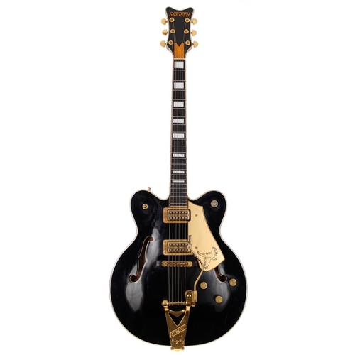 221 - 1992 Gretsch Black Falcon 7594B electric guitar, made in Japan; Body: black finish, a few light scra... 