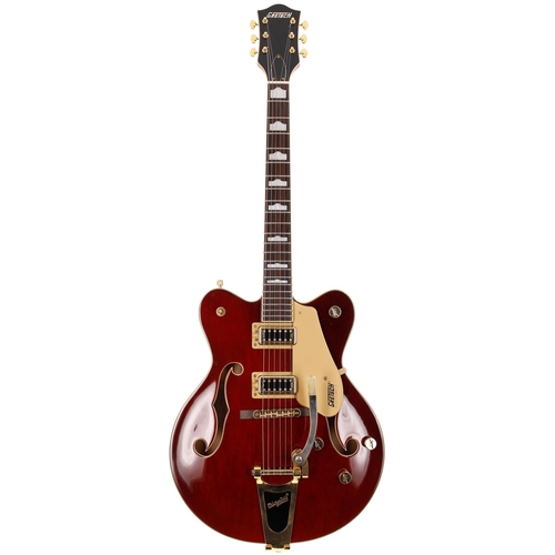 226 - 2017 Gretsch G5422TG hollow body electric guitar, made in Korea; Body: walnut finish; Neck: good; Fr... 