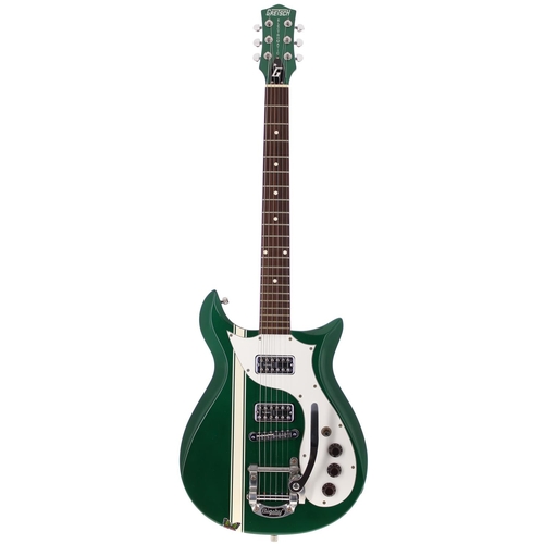 230 - 2007 Gretsch G5135GL G. Love Signature Corvette electric guitar, made in China; Body: green finish w... 