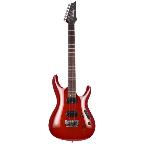 235 - 2015 Ibanez Prestige S5521-BRB electric guitar, made in Japan; Body: blaze red burst finished mahoga... 