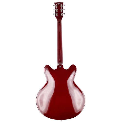 237 - 2020 Vox Bobcat S66 hollow body electric guitar, made in Korea; Body: cherry red finish; Neck: good;... 