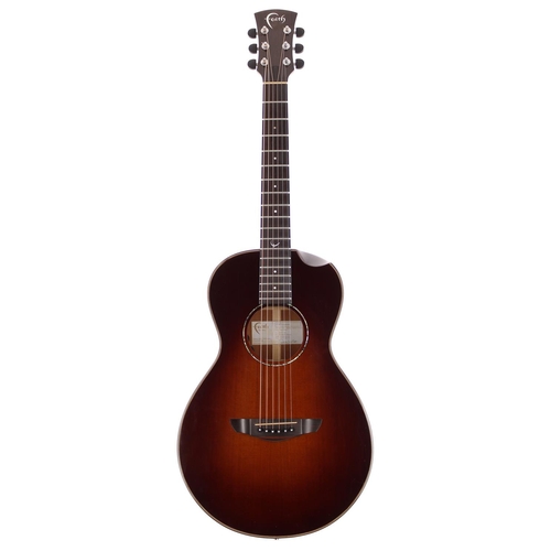 249 - 2017 Faith Classic Burst Series Mercury Sunburst Scoop electro-acoustic guitar; Back and sides: sold... 