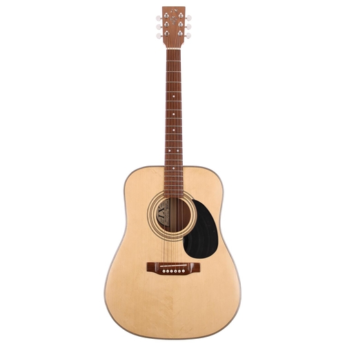 259 - 2019 IX Guitars AGD electro-acoustic guitar, made in England; Back and sides: Honduran mahogany; Top... 