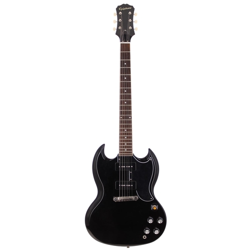 262 - 2011 Epiphone Custom Shop Limited Edition 50th Anniversary 1961 SG electric guitar; Body: black fini... 