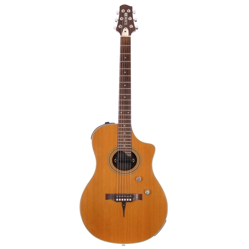 518 - Ray Majors - 2004 Line 6 Variax Acoustic 700 guitar, made in Korea; Body: natural top on brown back,... 