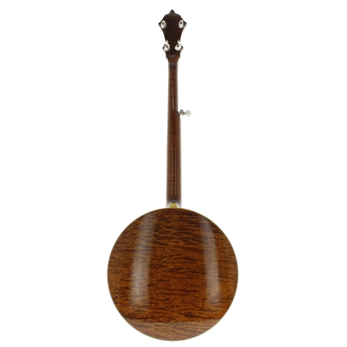 1579 - Good Stelling Red Fox five string banjo, bearing the maker's trademark oval label fixed to the insid... 