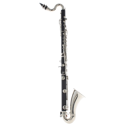 1806 - Good contemporary Yamaha YCL-22II bass clarinet with low Eb, ser. no. 011264, within original fitted... 