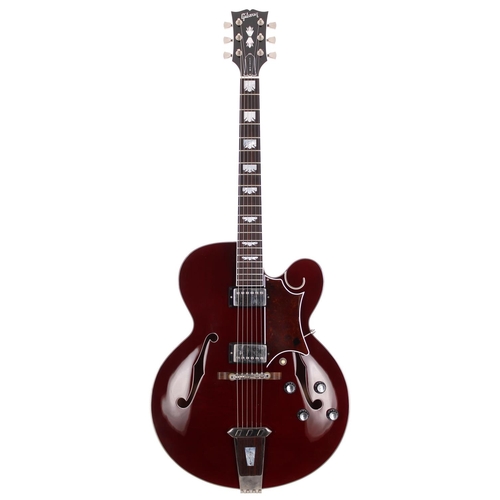 115 - 1995 Gibson Master Model Tal Farlow hollow body electric guitar, made in USA; Body: wine red finish,... 