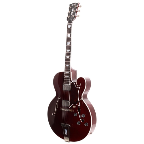 115 - 1995 Gibson Master Model Tal Farlow hollow body electric guitar, made in USA; Body: wine red finish,... 