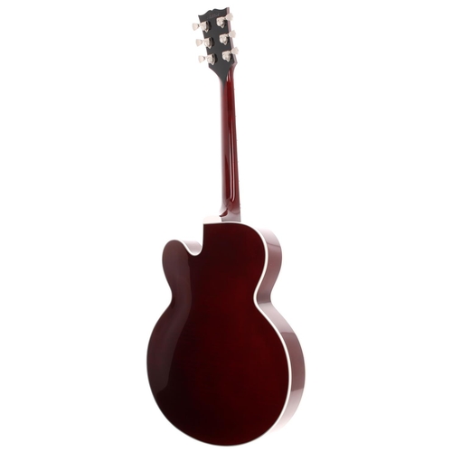 115 - 1995 Gibson Master Model Tal Farlow hollow body electric guitar, made in USA; Body: wine red finish,... 