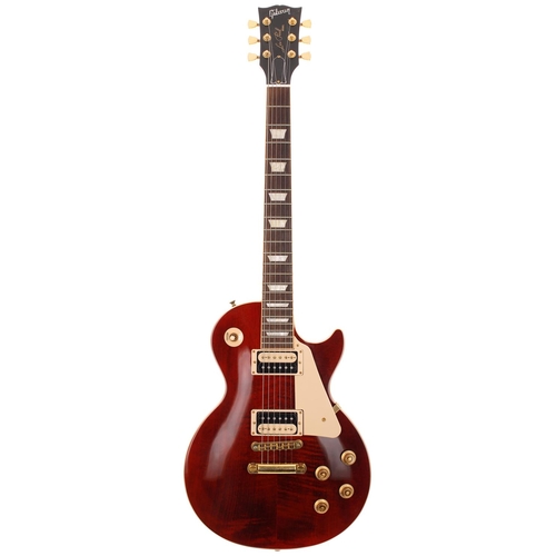 124 - 2013 Gibson Les Paul Traditional Pro II electric guitar, made in USA; Body: merlot finish with satin... 