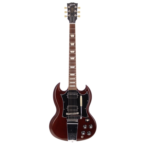 130 - 2007 Gibson Angus Young Signature SG electric guitar, made in USA; Body: vintage cherry finish, a fe... 