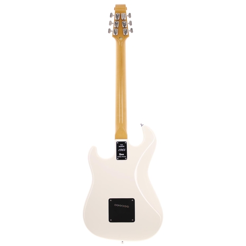 401 - Burns Marvin 1964 electric guitar; Body: white finish; Neck: maple; Fretboard: rosewood; Frets: good... 