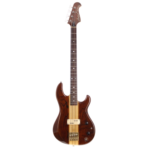 416 - 1981 Aria Pro II Trisound TSB-550 bass guitar, made in Japan; Body: walnut finished ash wings with m... 