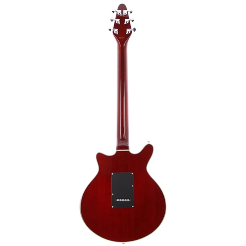 418 - Burns Brian May Red Special electric guitar; Body: cherry red finish; Neck: good; Fretboard: ebony; ... 