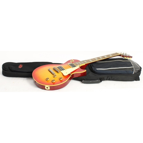 419 - 1980 Greco Les Paul Standard electric guitar, made in Japan; Body: cherry sunburst finish, a few ble... 