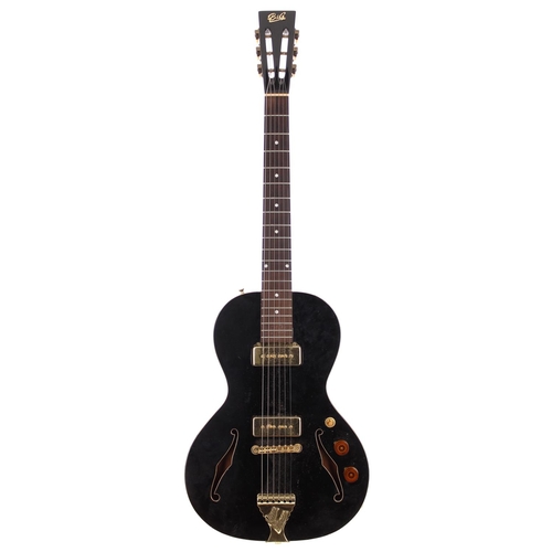 429 - 2017 B&G Private Build Little Sister semi-hollow body electric guitar; Body: black gloss finishe... 