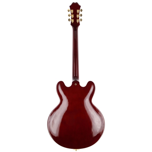 189 - 2004 Epiphone Jorma Kaukonen Signature JA-Riviera Deluxe electric guitar; Body: cherry finish; Neck:... 