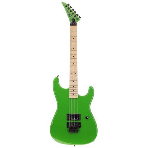 292 - 2005 Charvel Dweezil Zappa Limited Edition Master Built electric guitar, made in USA; Body: green; N... 