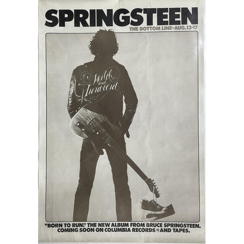 589 - Bruce Springsteen - collection of original promotional posters to include 'Wild and Innocent/Born to... 