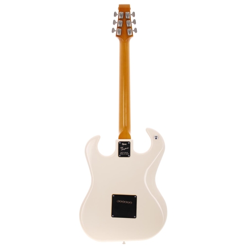 276 - Burns The Legend electric guitar, made in England; Body: white finish, small lacquer stress crack on... 