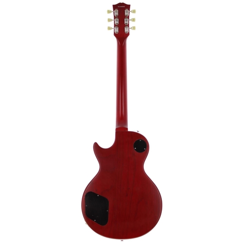 279 - 2010 Burny Super Grade electric guitar, made in China; Body: lemon figured top upon cherry finish ba... 