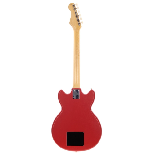 282 - 1960s Hofner Colorama II electric guitar, made in Germany; Body: restored red re-vinyled body; Neck:... 