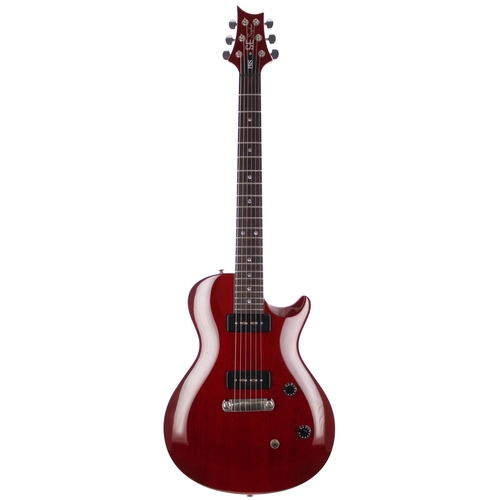 284 - 2003 Paul Reed Smith (PRS) SE Soapbar electric guitar, made in Korea; Body: cherry finish, a few ver... 