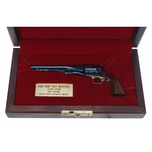 541 - 1860 Army Colt Miniature - an inert Classic Edition miniature scale reproduction six shot revolver, ... 