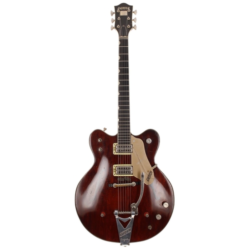 301 - 1963 Gretsch Chet Atkins Country Gentleman electric guitar, made in USA; Body: walnut finish, light ... 